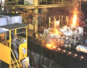 Metal Pouring at ABB Foundry Group