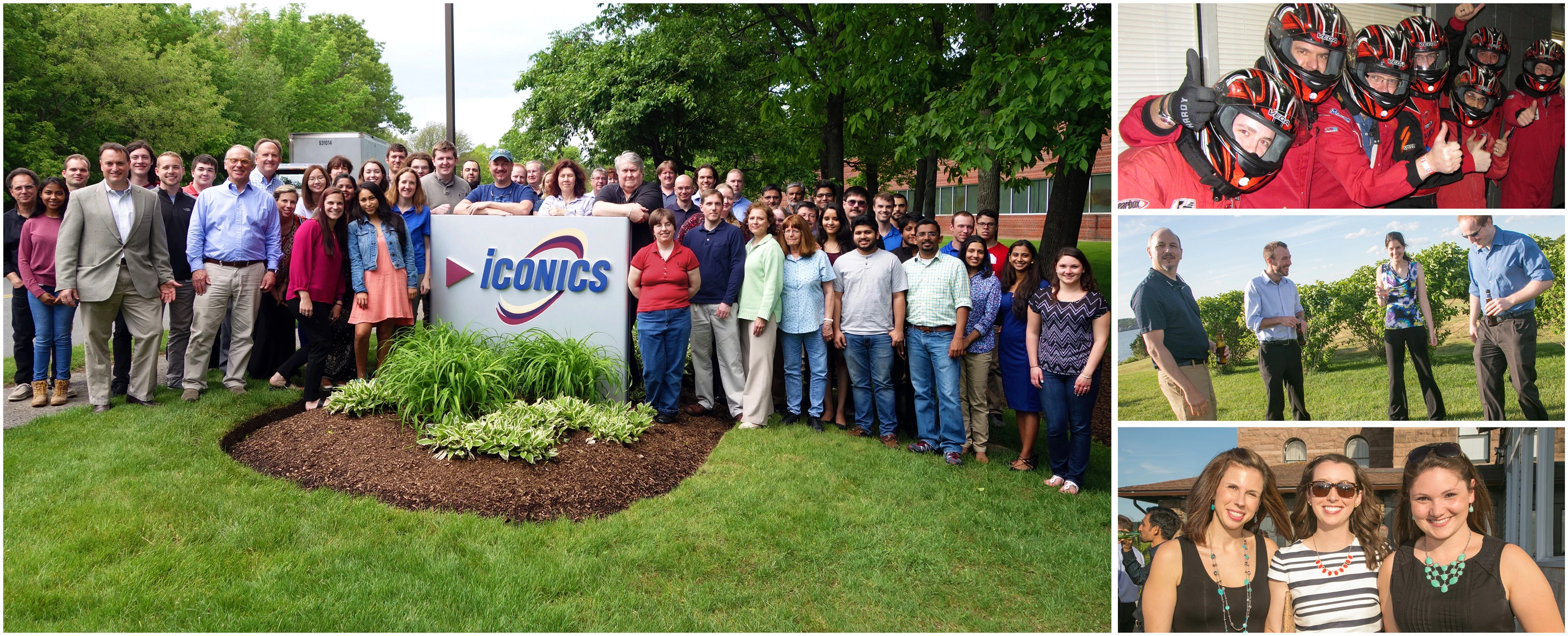 Careers page employee collage photo