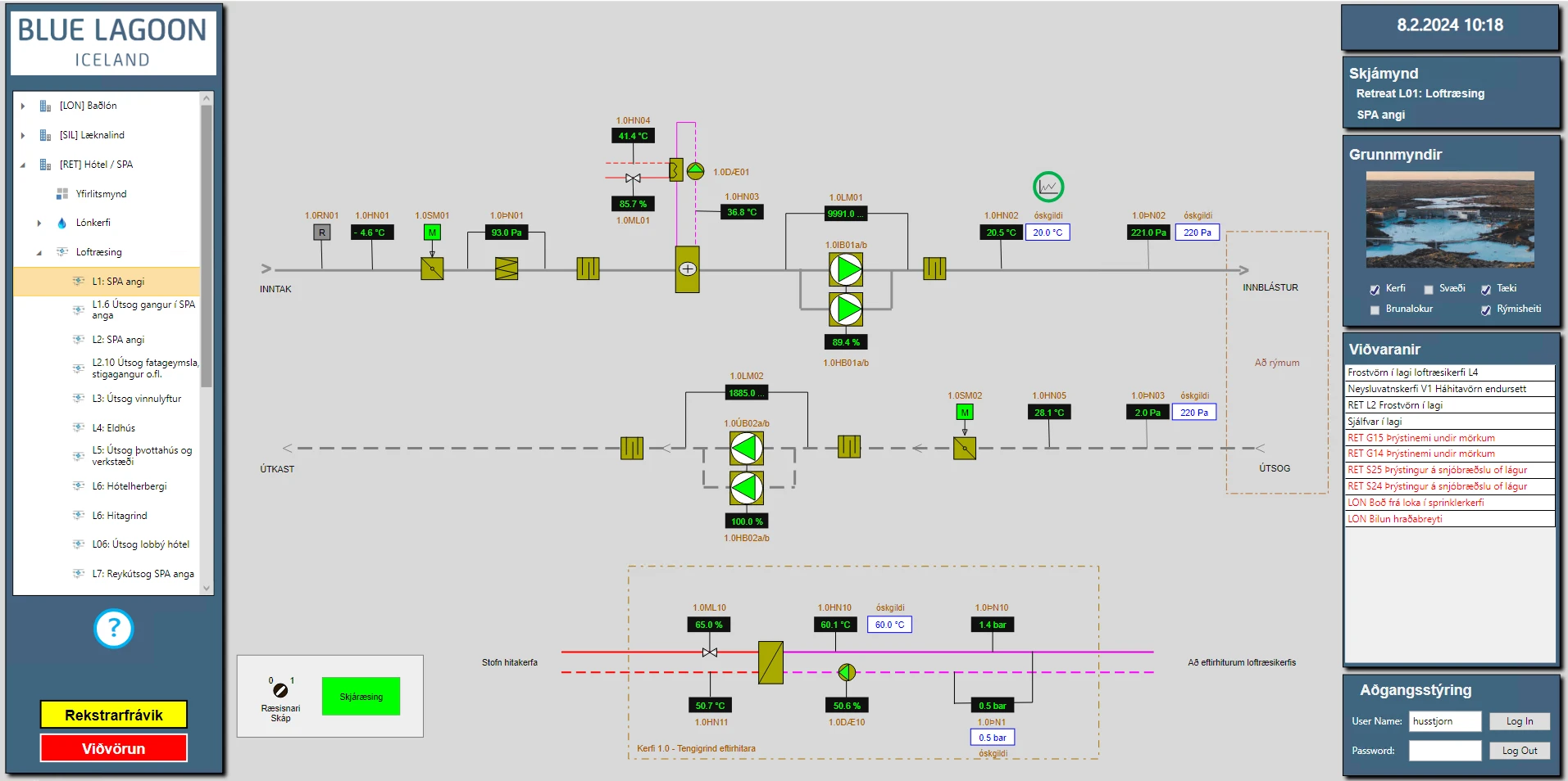 Blue Lagoon’s Air Handling System