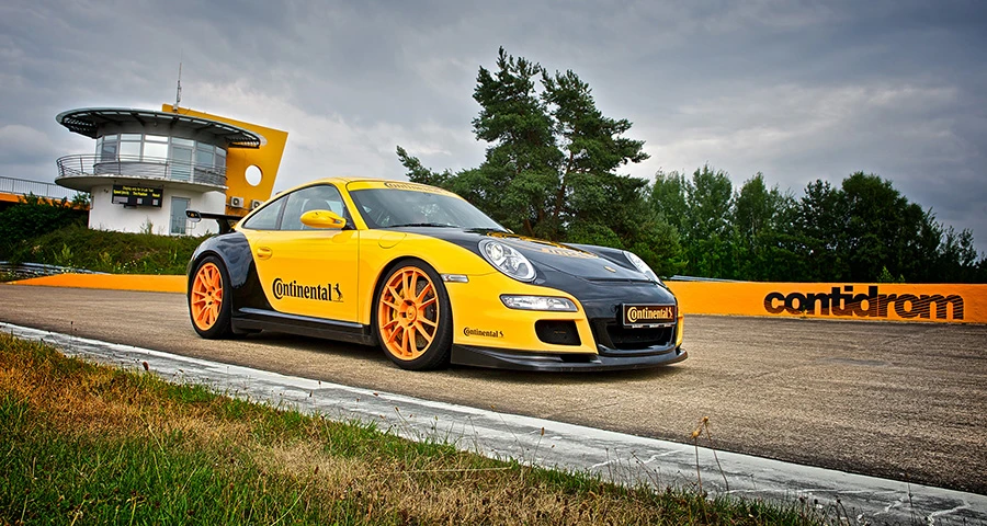 Testing at Continental’s Contidrom Track Near Hannover, Germany