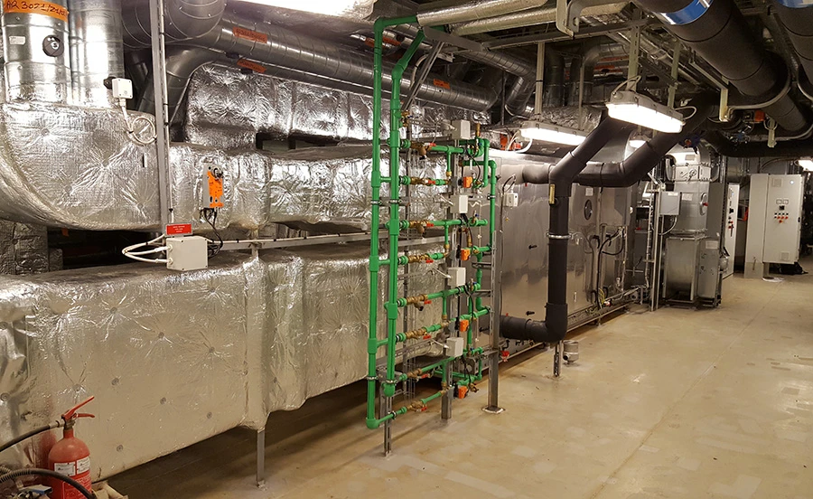An MSC Meraviglia HVAC System