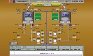 An AFV Beltrame S.p.A. Steel Plant Control Screen 